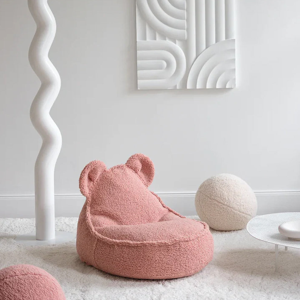 [Wigiwama] Bear beanbag chair, guava pink