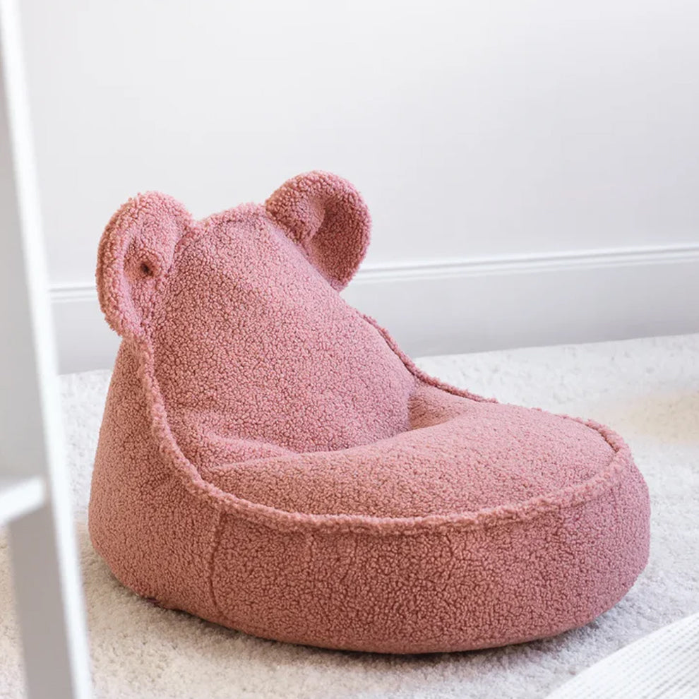 [Wigiwama] Bear beanbag chair, guava pink
