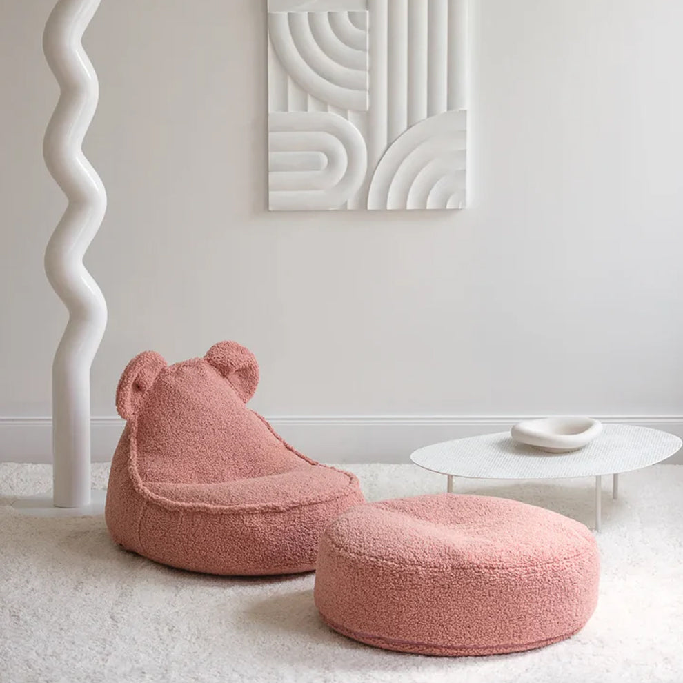 [Wigiwama] Bear beanbag chair, guava pink