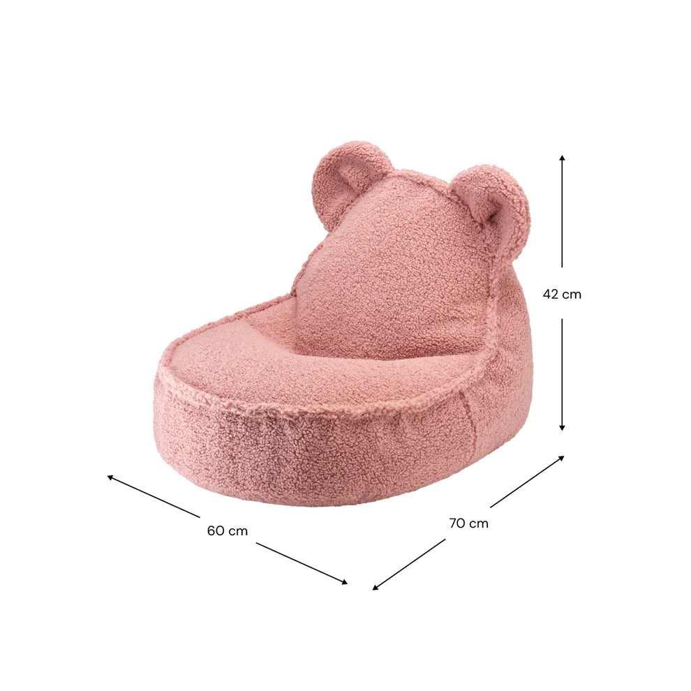 [Wigiwama] Bear beanbag chair, guava pink