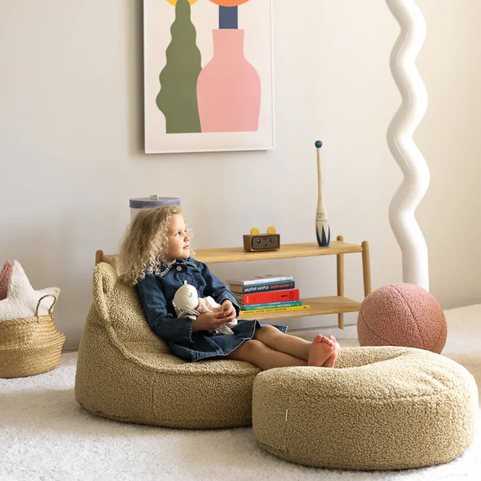 [Wigiwama] Bear beanbag chair, Matcha