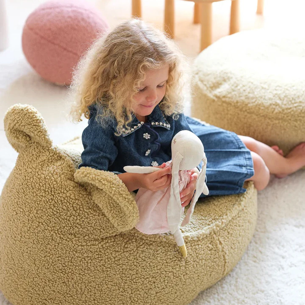 [Wigiwama] Bear beanbag chair, Matcha