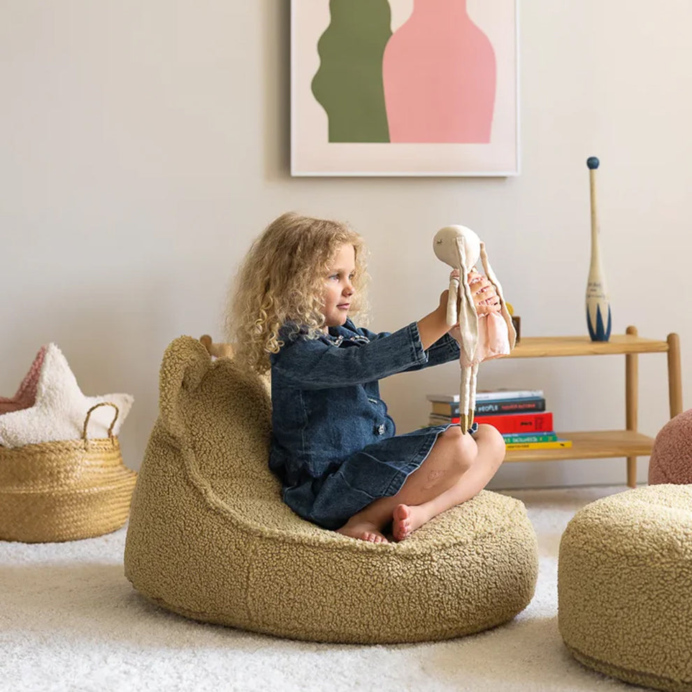 [Wigiwama] Bear beanbag chair, Matcha