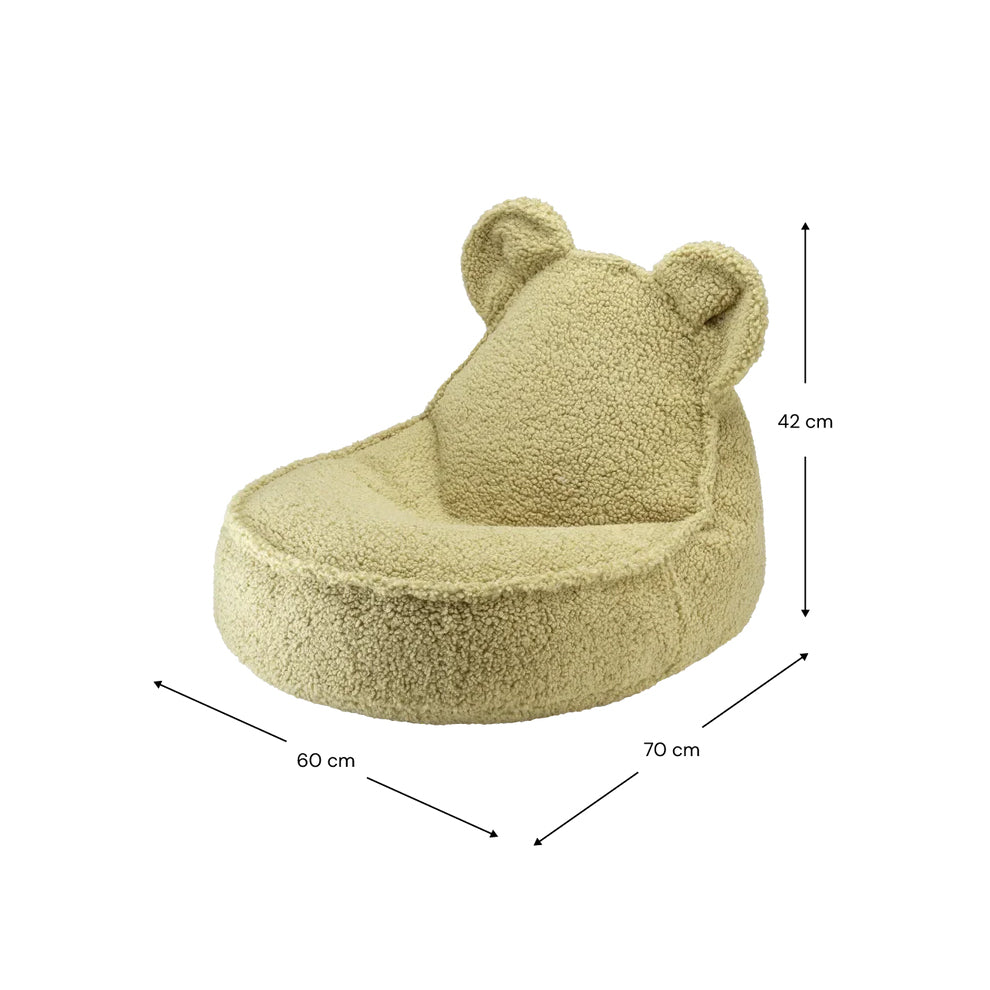 [Wigiwama] Bear beanbag chair, Matcha