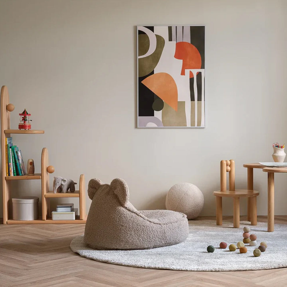 [Wigiwama] Bear beanbag chair, biscuit