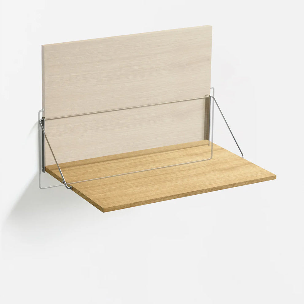[moebe] fold out desk, Smoked Oak